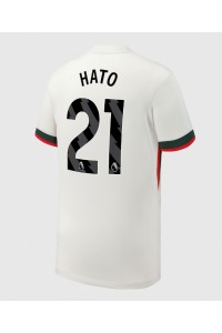 Chelsea Jorrel Hato #21 Jalkapallovaatteet Vieraspaita 2025-26 Lyhythihainen